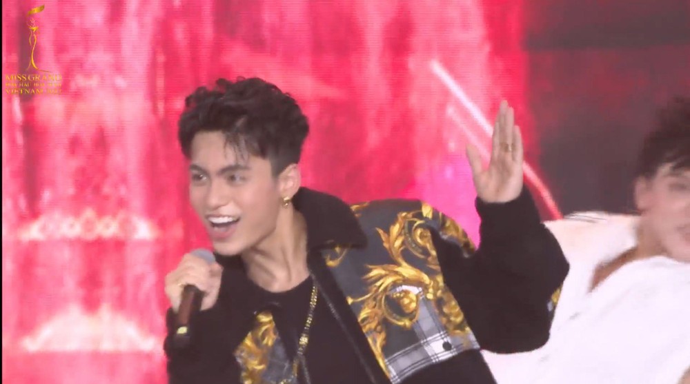 MONO khuấy động sân khấu Miss Grand Vietnam 2022, dàn hậu bên dưới quẩy nhiệt tình