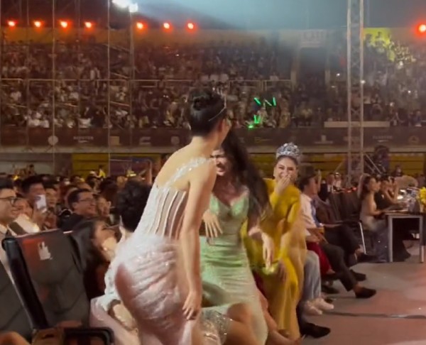 MONO khuấy động sân khấu Miss Grand Vietnam 2022, dàn hậu bên dưới quẩy nhiệt tình - Ảnh 4