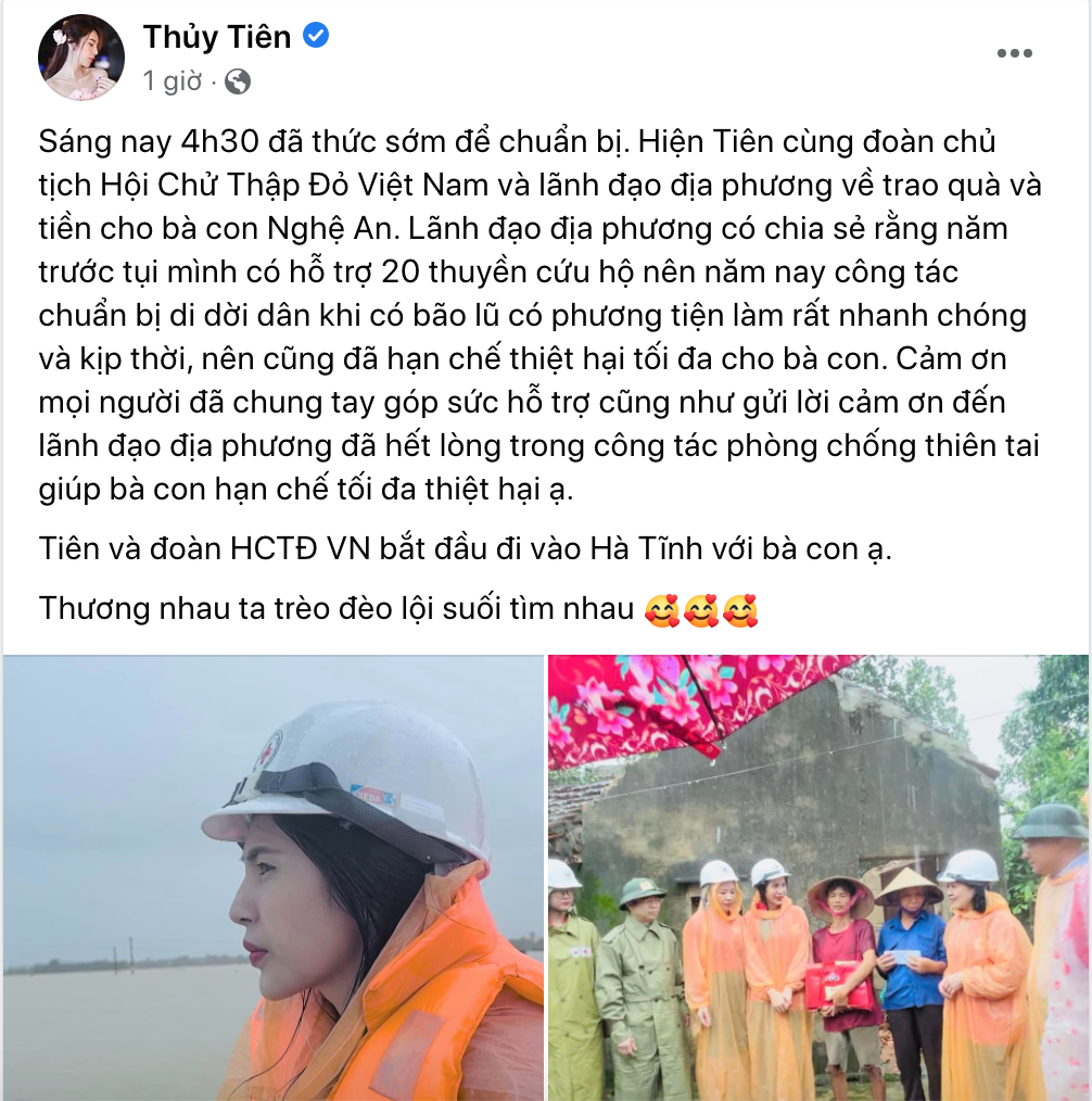 Thuỷ Tiên âm thầm đến miền Trung làm từ thiện sau những lùm xùm 2 năm trước - Ảnh 4