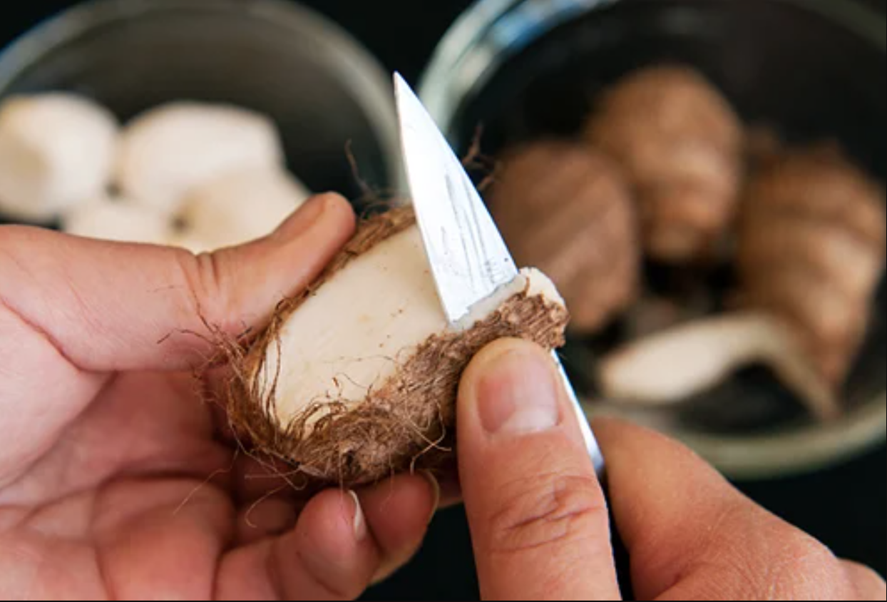 Cách làm khoai sọ rim mặn ngọt thơm nức mũi, dù ăn mặn hay ăn chay đều mê tít - Ảnh 3