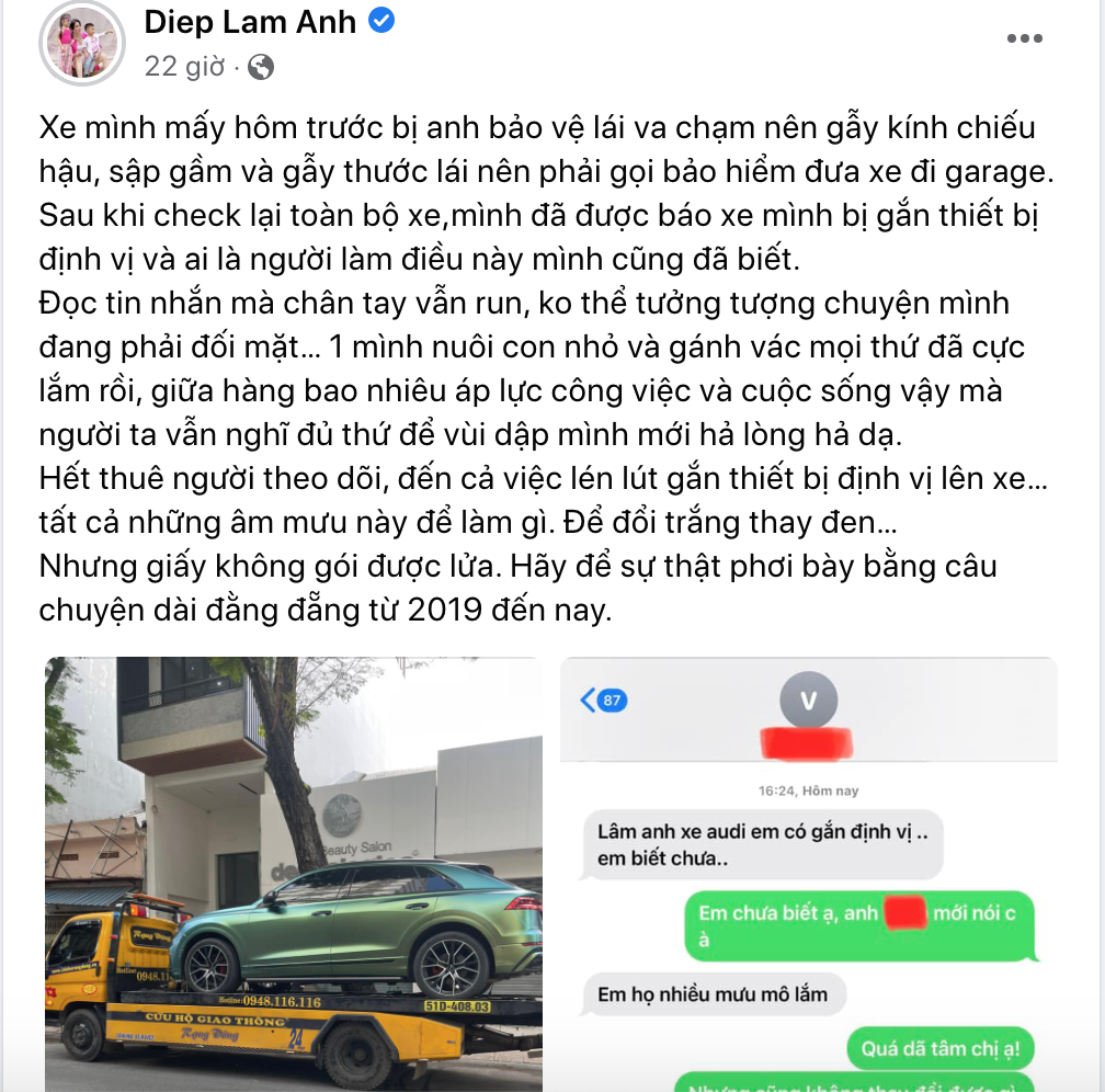 Diệp Lâm Anh nhập viên sau khi phát hiện ra xe cá nhân bị gắn định vị - Ảnh 3