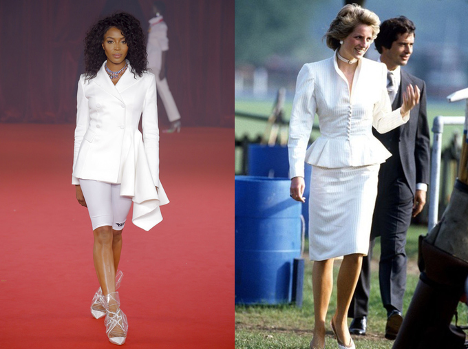 Tại Tuần lễ thời trang mùa xuân năm 2017 tại Paris, nhà thiết kế Virgil Abloh của hãng Off-White đã cho ra mắt bộ sưu tập thời trang lấy cảm hứng từ phong cách “Du jour” của công nương Diana