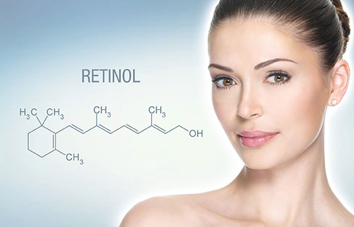 Retinol giúp giảm mụn sưng tấy hiệu quả