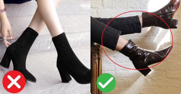 Nàng chân to nên chọn dáng boots có phần cổ rộng hơn so với cổ chân để vừa thoải mái vừa giống đôi chân thon gọn hơn.