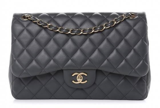 Chanel Lambskin Quilted Jumbo Double Flap.