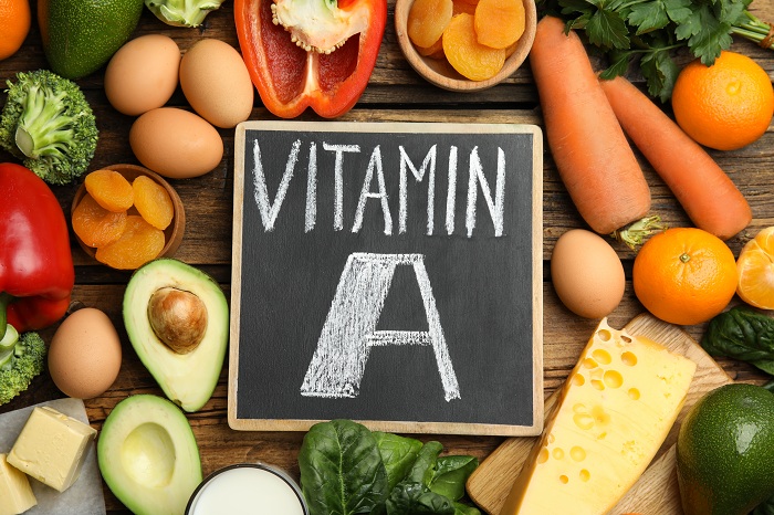 Vitamin A có thể giúp giảm mụn.