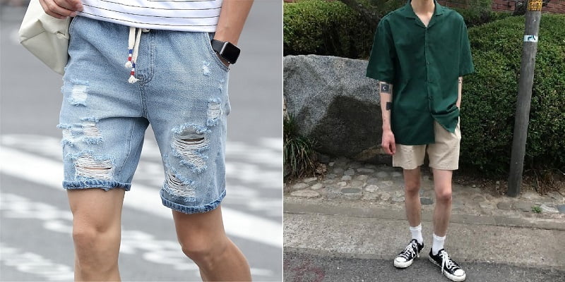 Thời trang hè 2021 nam không thể thiếu những chiếc quần short mát mẻ.