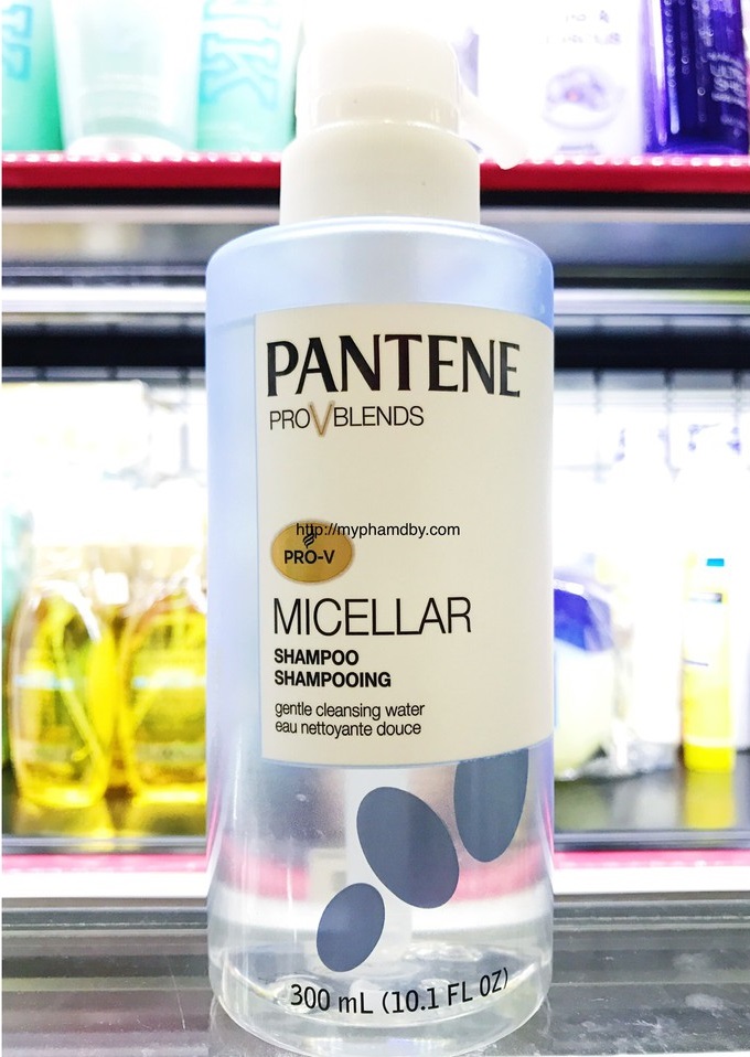 Pantene Pro-V Blends Micellar Shampoo làm sạch da đầu hiệu quả.