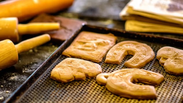 Bánh gừng mới nướng ở Phố Cổ Torun. Ảnh: Shutterstock