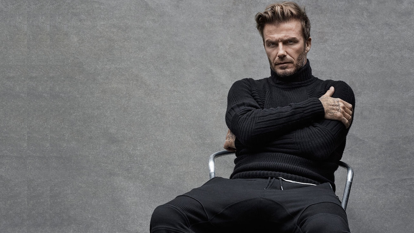 Beckham có thể xuất hiện với hình ảnh một quý ông lịch lãm...