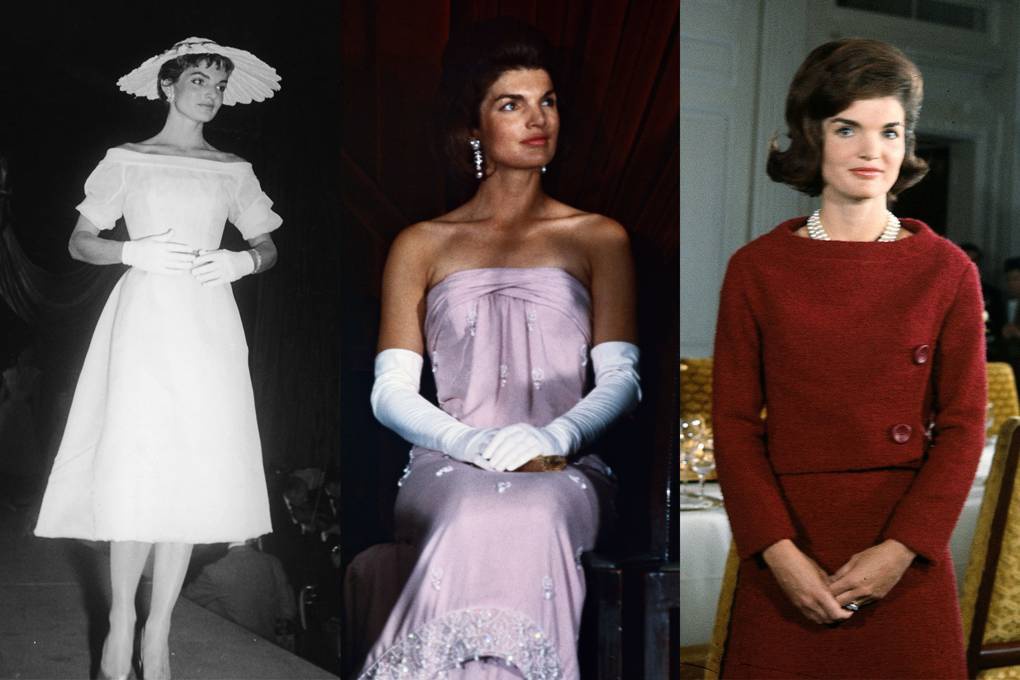 Jacqueline Kennedy nổi tiếng khắp thế giới về gu thời trang đẳng cấp của mình. Những món đồ thường gặp trong tủ đồ của bà là những chiếc áo vải tweed của Chanel, kính râm gọng to, mũ rộng vành và găng tay dài. Tuy nhiên, sau cuộc bầu cử năm 1960, đệ nhất phu nhân phải từ bỏ tình yêu với những món đồ đến từ nhà mốt nước Pháp do bị chỉ trích là không ủng hộ thời trang nước nhà