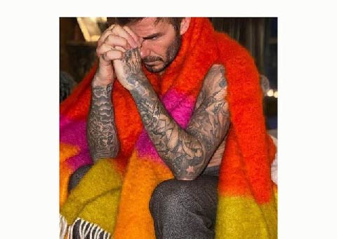 David Beckham "bật khóc" vì chiếc khăn len 475 USD 