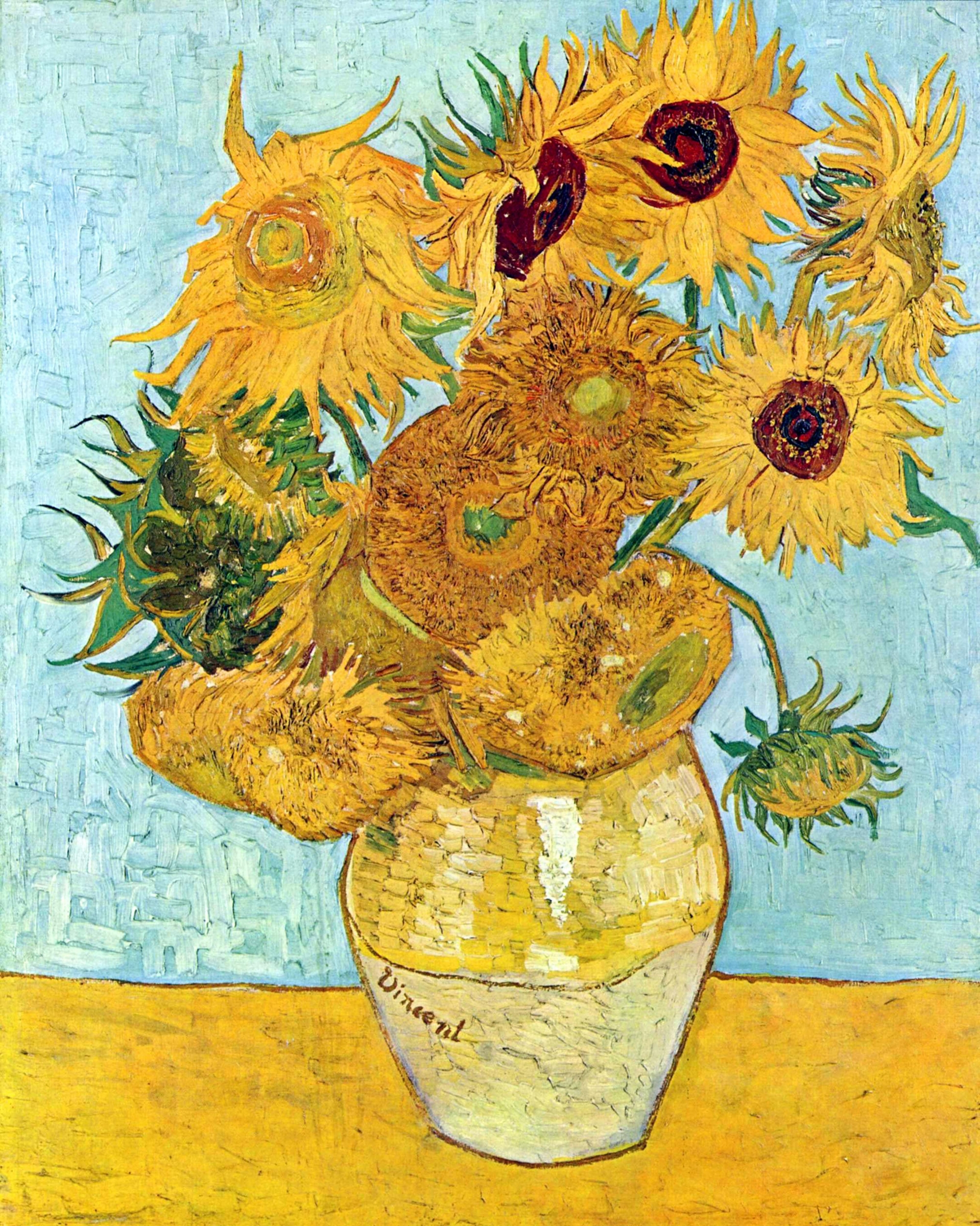 Bức họa Sunflower được Van Gogh vẽ trong thời kỳ 1888-1889