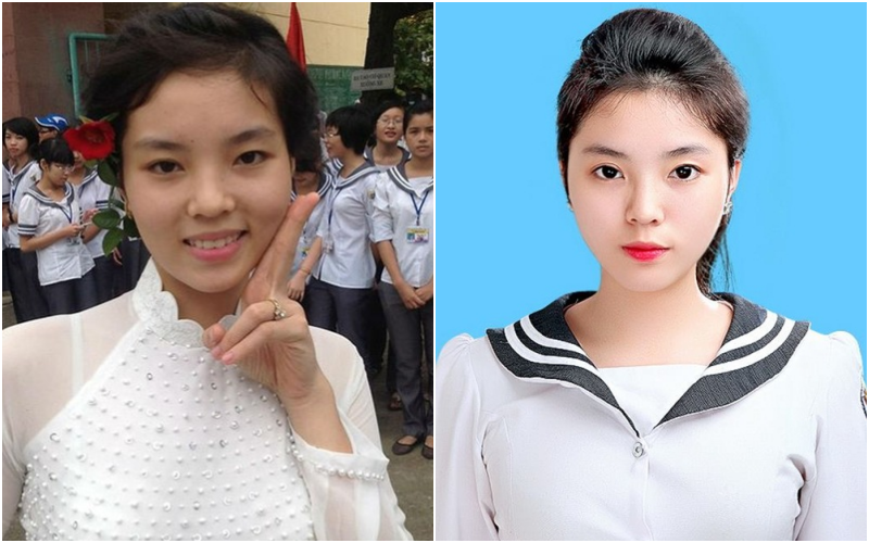 Gương mặt đậm gái quê của hoa hậu thời còn là học sinh của trường chuyên Lê Hồng Phong, Nam Định