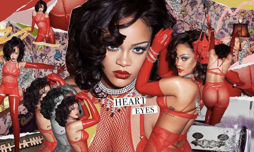 Rihanna 'đốt mắt' người xem bằng loạt ảnh nóng bỏng dùng để truyền thông cho sản phẩm nội y dịp Valentine