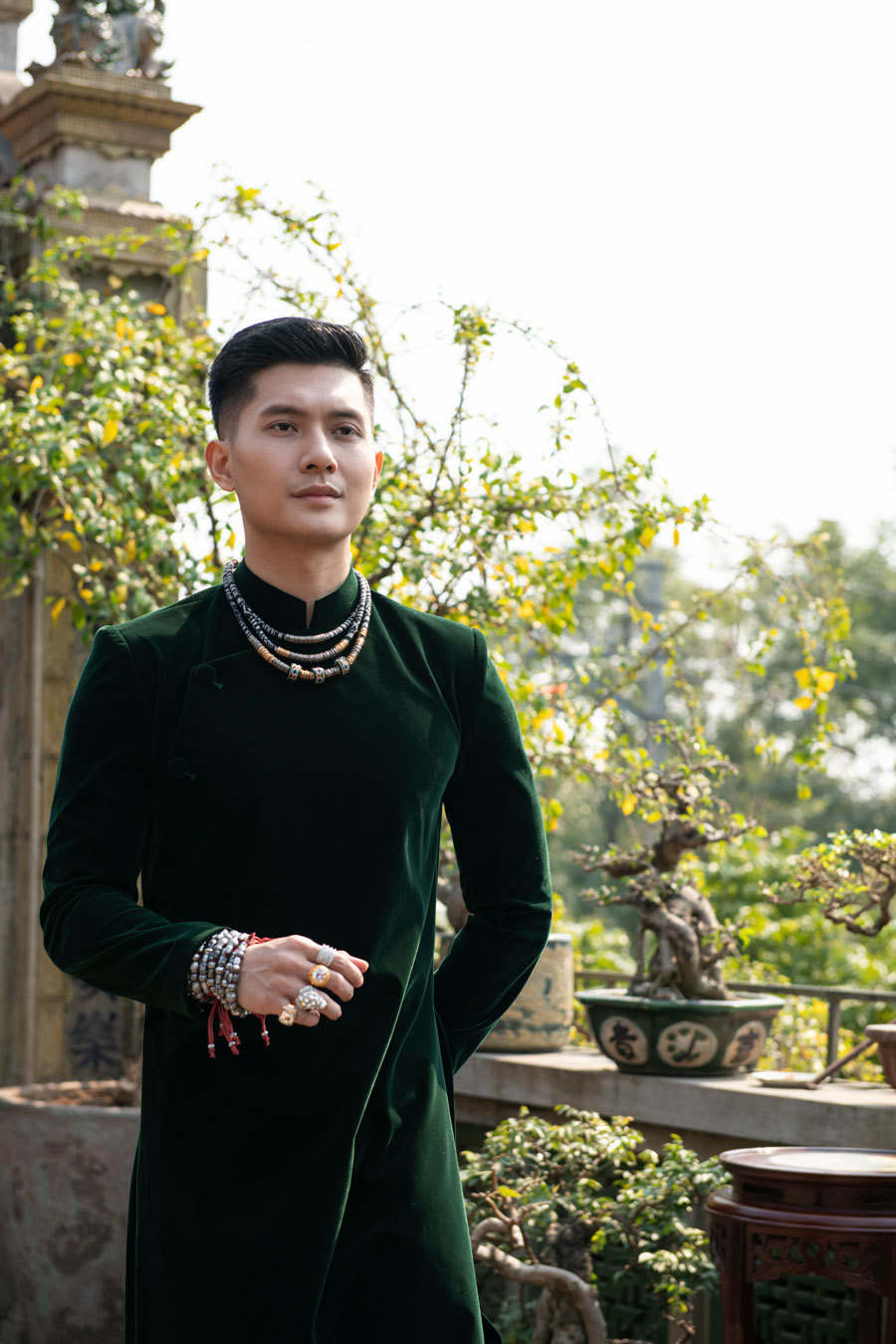 Lâm Bảo Châu xuất hiện thần thái trong BST áo dài 'Gấm vóc giữa trời' của NTK David Minh Đức