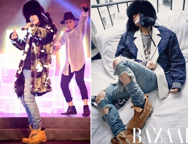 Trong giai đoạn 2014 đến 2016, Sơn Tùng chuyển dần sang phong cách hip hop đường phố. Tuy nhiên, gu thời trang của anh bị nhận xét là quá giống ông hoàng Kpop G-Dragon