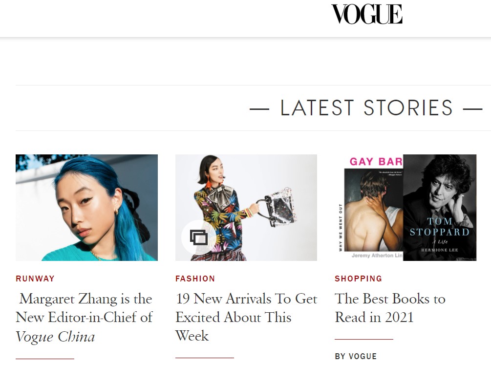 Vogue Mỹ thì dành hẳn một bài chúc mừng Editor-in-Chief (Tổng biên tập) Vogue Trung Quốc