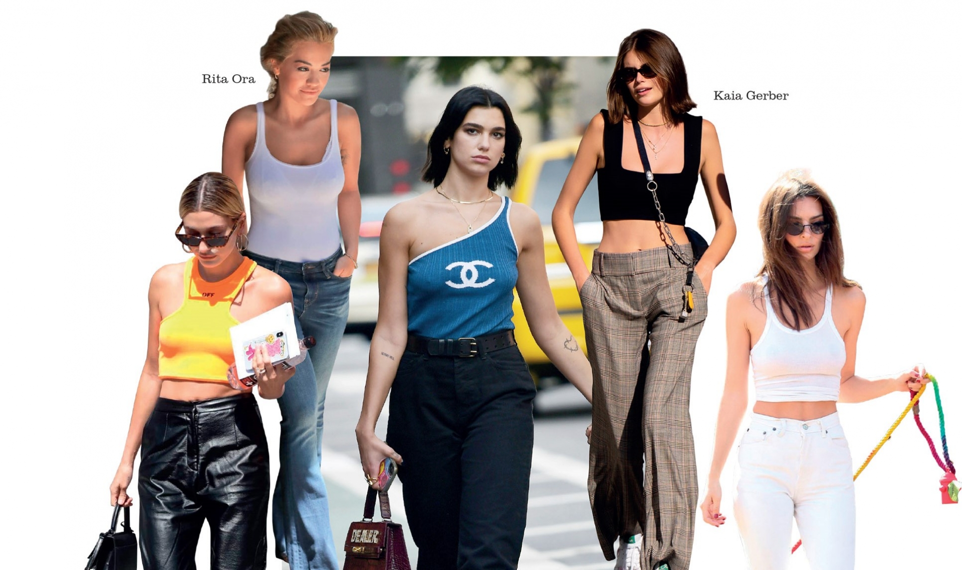 Những cô nàng thời trang nhất Hollywood đều sở hữu cho mình ít nhất một chiếc áo tank top.