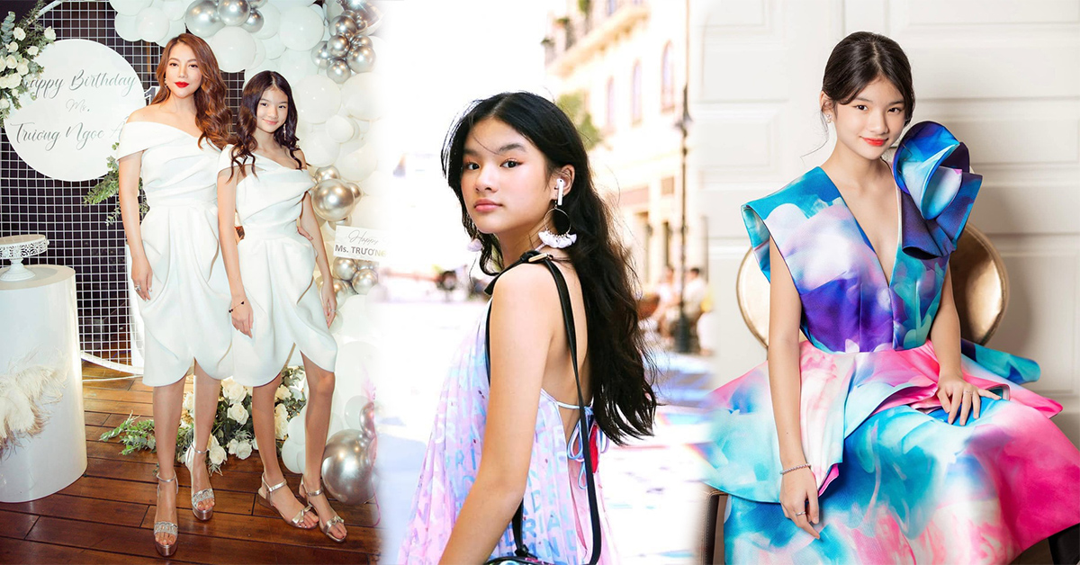 Con gái Trương Ngọc Ánh: Fashionista nhí 12 tuổi tiềm năng của làng mốt Việt