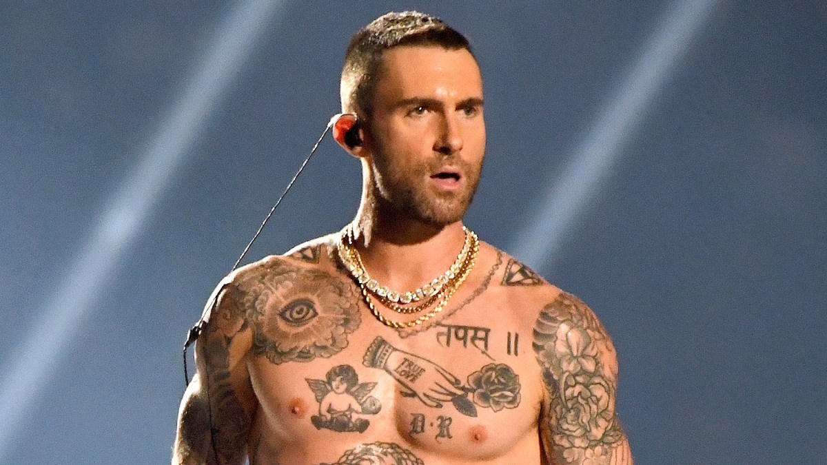 What Does Adam Levine Look Like Without Tattoos See For Yourself  E  Online