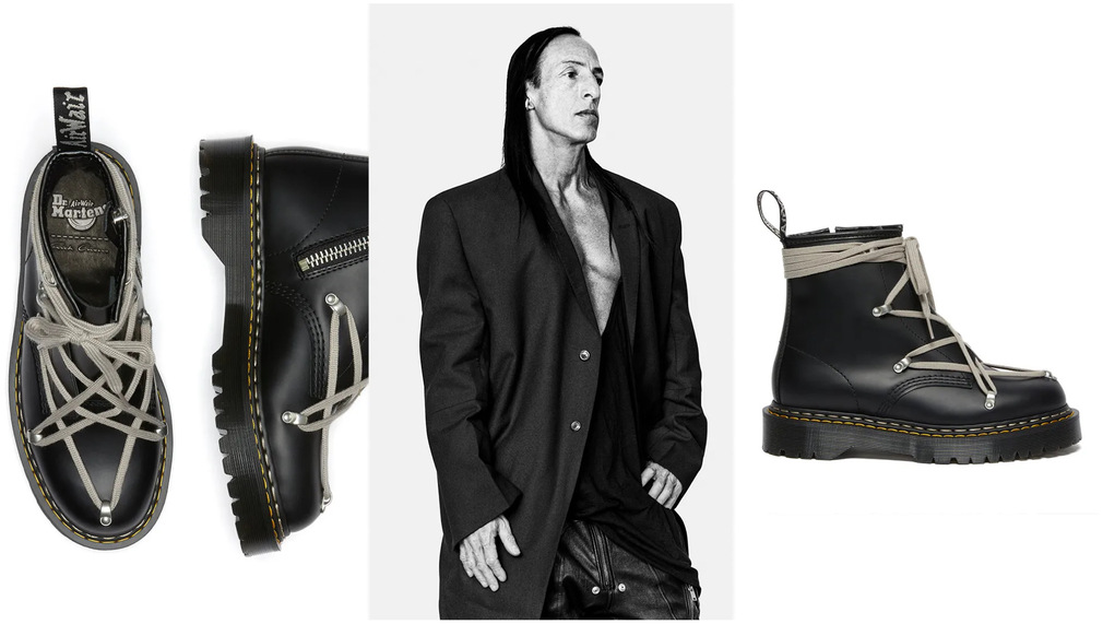 Rick Owens x Dr.Martens: Bước vào thế giới tăm tối