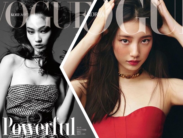 Bìa tháng 6/2020 của Vogue Hàn có tới 2 phiên bản. Một phiên bản là Đại sứ thương hiệu Dior Suzy, một phiên bản là người mẫu được Vogue Hàn lựa chọn, Hyun-ji Shin.