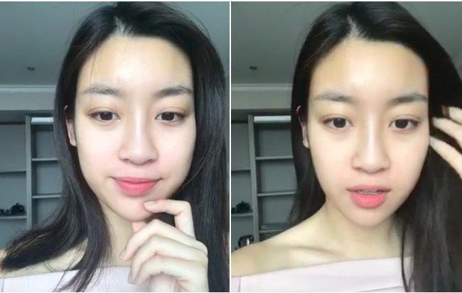 Đỗ Mỹ Linh cũng thường xuyên trò chuyện với fan khi không makeup. Không ít lần công chúng dành lời khen cho làn da khỏe mạnh, mịn màng của người đẹp.