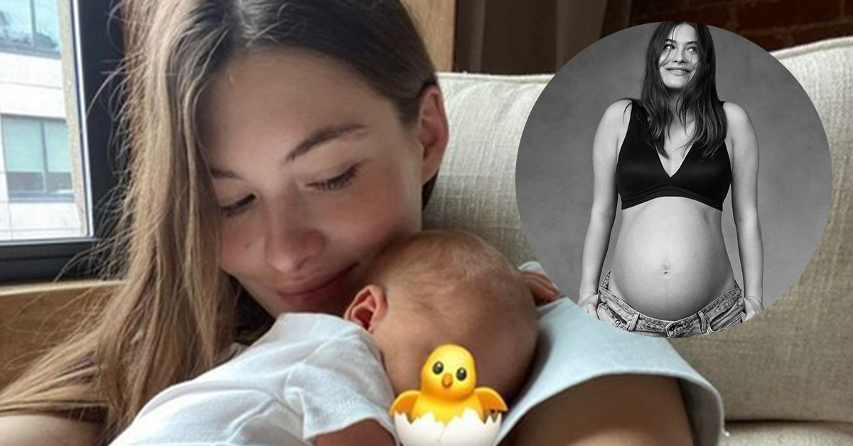 Người mẫu của Victoria's Secret khoe bụng bầu trong quảng cáo 