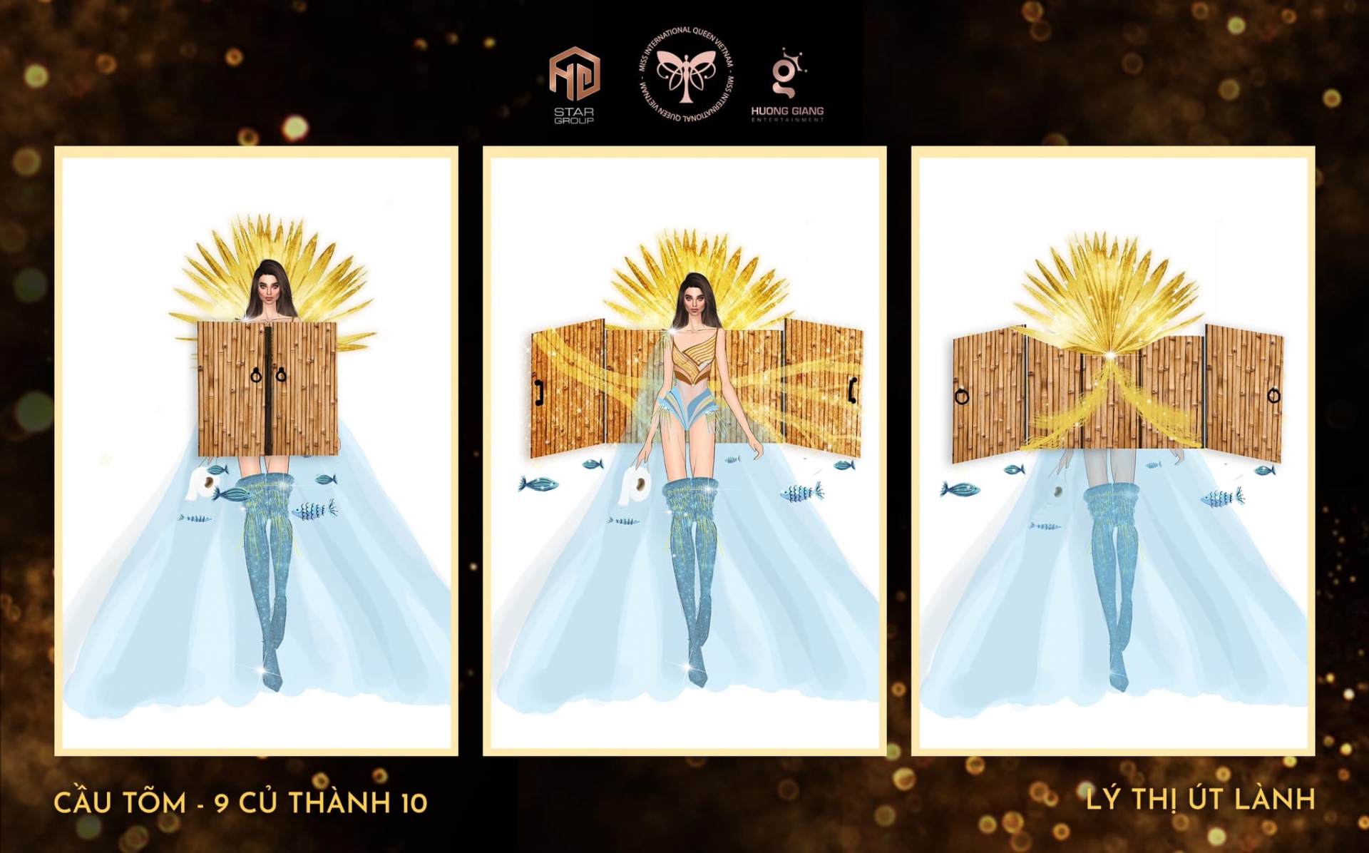 'Cầu tõm' là trang phục gây tranh cãi nhất trong cuộc thi thiết kế trang phục dân tộc cho Miss International Queen