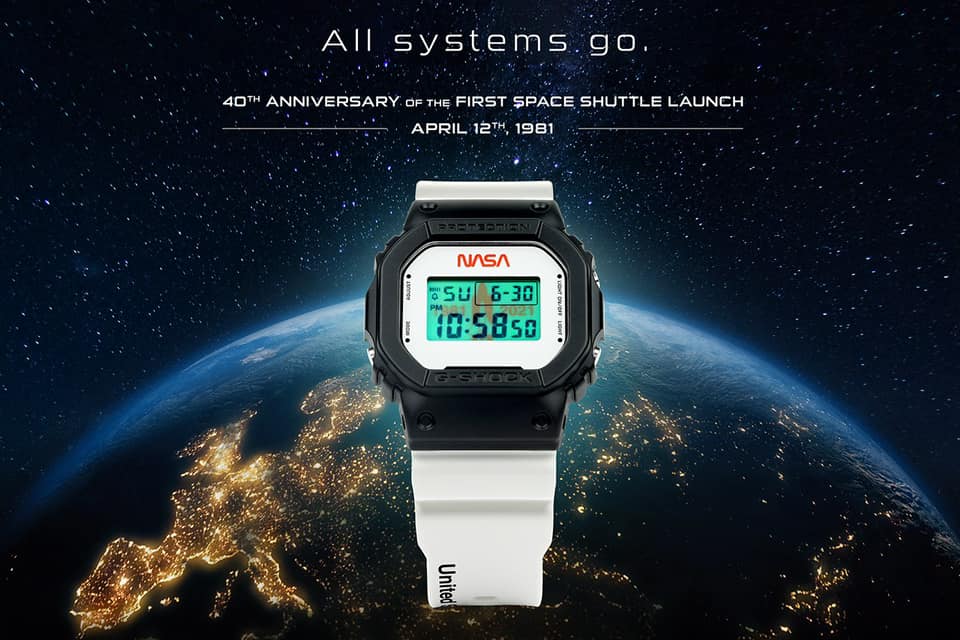 G-Shock tung ra phiên bản đồng hồ kỷ niệm 40 năm tàu con thoi Columbia được phóng lên vũ trụ mang tên DW5600
