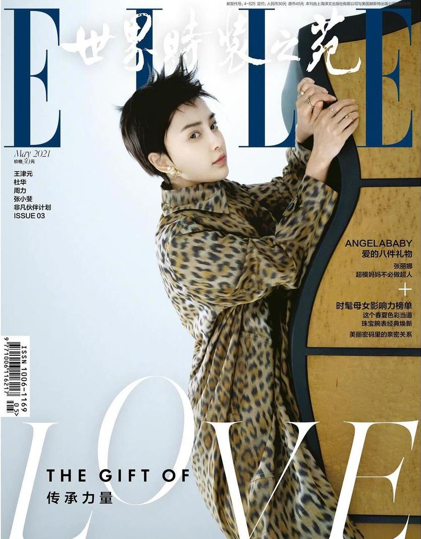 Tạo hình của Angelababy trên bìa Elle Trung Hoa đầy mạnh mẽ
