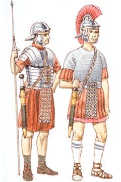 Đồng phục của binh lính La Mã thời xưa