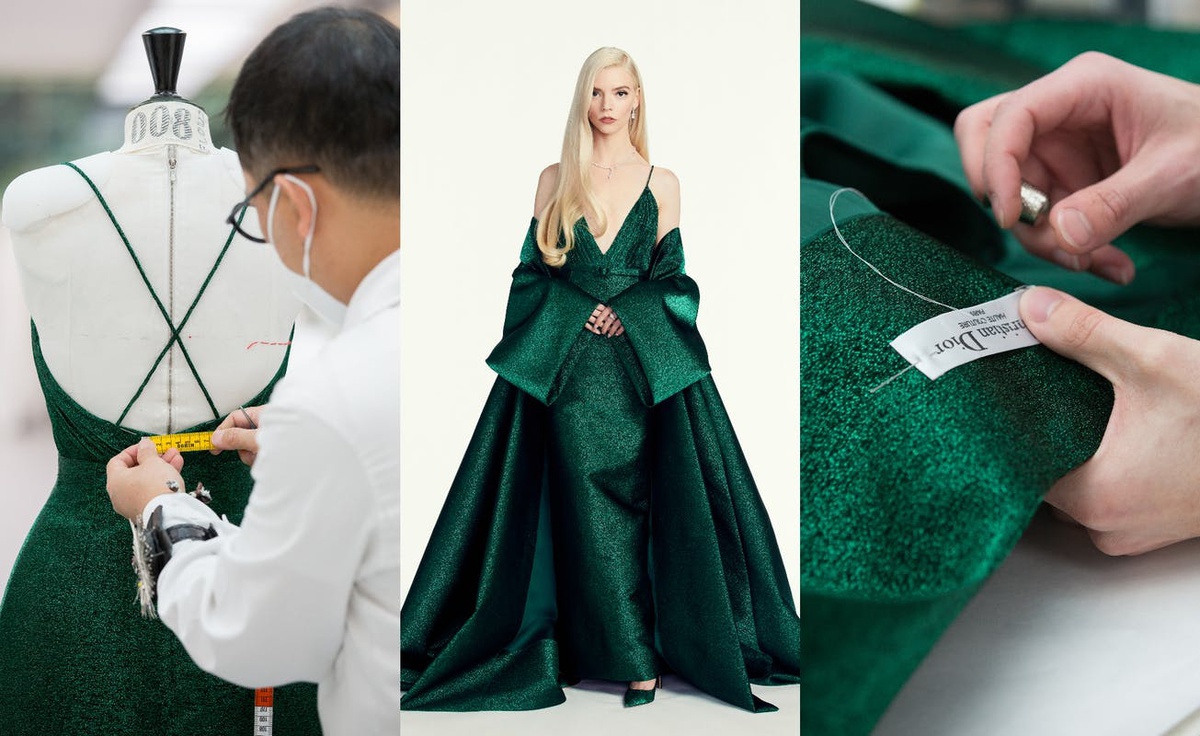 Vương giả là từ dùng để miêu tả hình ảnh Anya tại Quả cầu vàng 2021. Bộ váy Haute Couture đắt đỏ của Dior, trang sức kim cương của Tiffany & Co đã tô điểm cho nhan sắc tuyệt trần của nữ chính The Queen's Gambit.