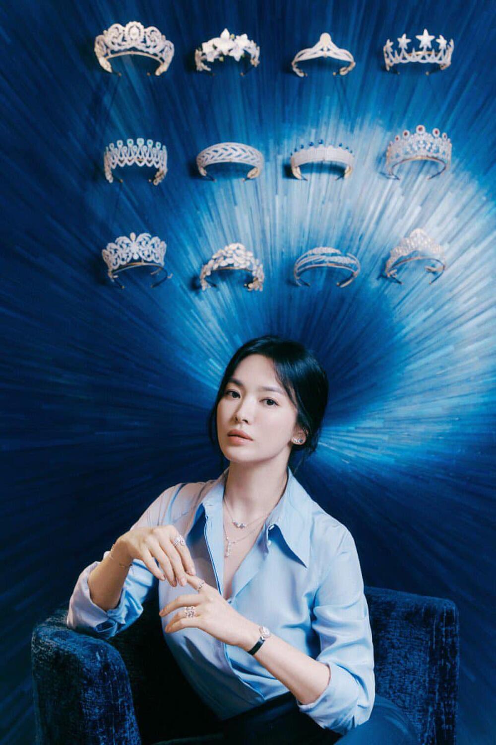 Song Hye Kyo đang nắm giữ vị trí đại sứ thương hiệu của trang sức cao cấp Chaumet