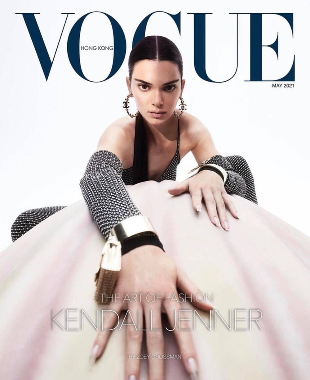 Kendall Jenner là gương mặt trang bìa số tháng 5 của tạp chí Vogue Hong Kong