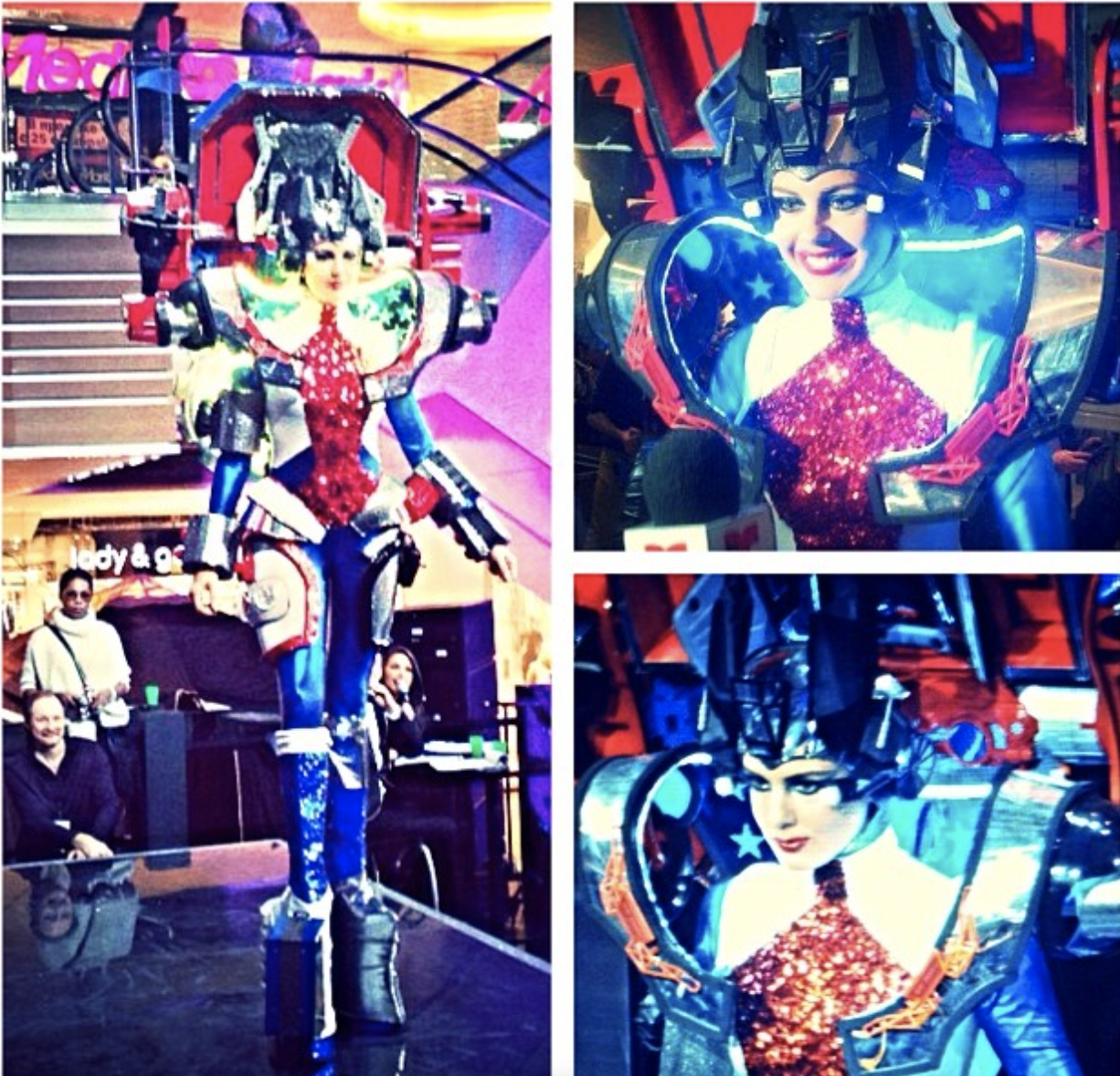 Bộ trang phục của đại diện Mỹ năm 2013 được lấy cảm hứng từ bộ phim đình đám Transformer.