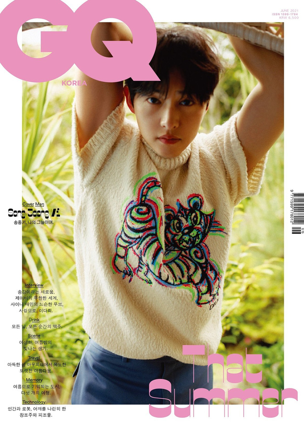 Song Joong Ki xuất hiện trên trang bìa số tháng 6 của tạp chí GQ Hàn Quốc.