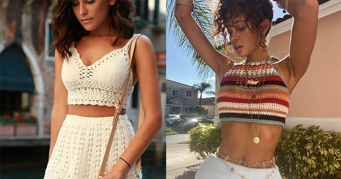 Xu hướng thời trang Hè 2021: Crochet hồi sinh 