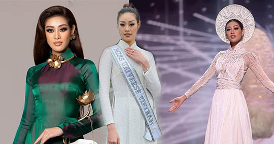 3 lần Khánh Vân làm nức lòng giới mộ điệu khi đem áo dài tỏa sáng ở đất Mỹ 