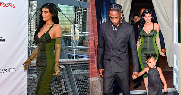 Kylie Jenner diện váy vintage có giá 500 triệu đồng