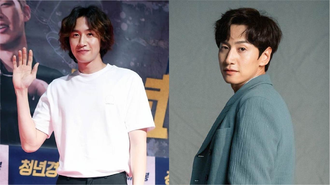 Bên trái là Lee Kwang Soo cuối tháng khi hết lương, bên phải là Lee Kwang Soo khi có lương. Đúng là kiểu tóc quyết định tới 80% độ ưa nhìn của gương mặt.