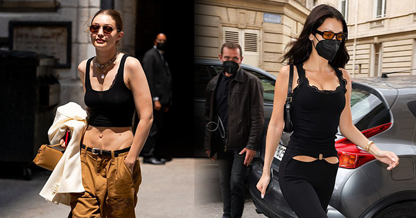 Chị em nhà Bella Hadid và Gigi Hadid diện đồ chất chơi