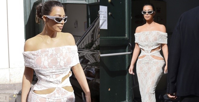 Kim Kardashian bị chỉ trích khi ăn mặc gợi cảm thăm tòa thánh Vatican