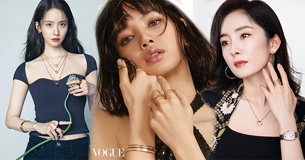 Lisa BLACKPINK, Yoona và Dương Mịch cùng nhau diện một BST trang sức của BVLGARI