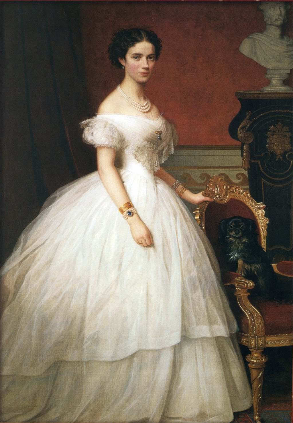 Váy Crinoline là kiểu váy rất được quý tộc châu Âu ưa thích trong thế kỷ XIX.