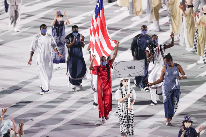 Sau 20 năm, Liberia mới có đồng phục để tham gia Olympic.