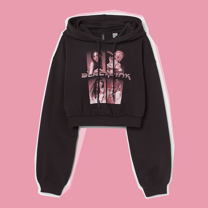 Chiếc áo hoodies cá tính mà BLACKPINK hợp tác với thương hiệu thời trang H&M
