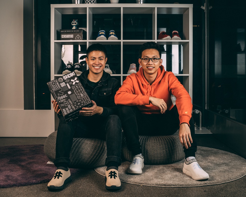 Chân dung hai nhà sáng lập gốc Việt đã tạo nên những đôi sneakers làm từ bã cà phê. Ngay khi ra mắt, công ty của cả hai đã kêu gọi được 500.000 USD từ cộng đồng.