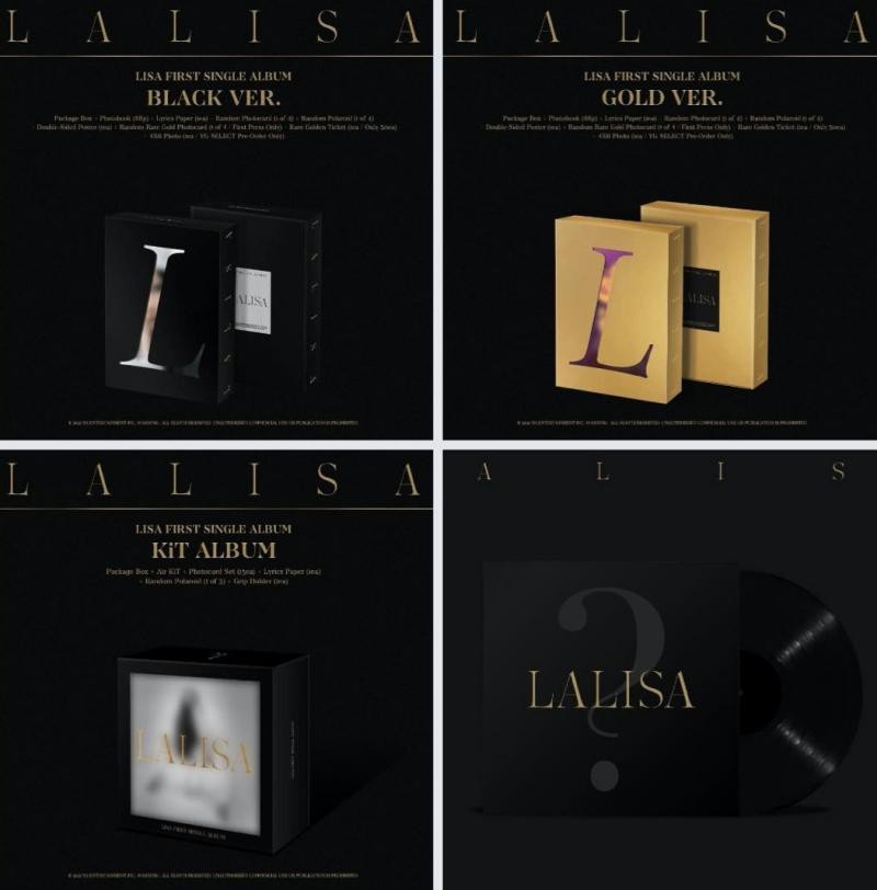 4 phiên bản album solo của Lisa.